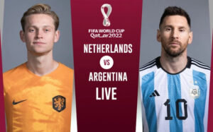 The Netherlands versus Argentina the second quarter-final of FIFA World Cup 2022