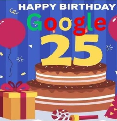 GOOGLE 25TH BIRTHDAY