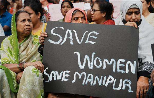 "Manipur Women Endure Stripping and Parading: A Disturbing Incident"
