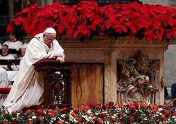 On Christmas eve, now Pope Francis regrets 'purposeless' battle