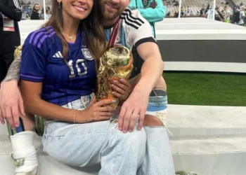 Lionel Messi is the cream of the crop as he celebrates World Cup Victory