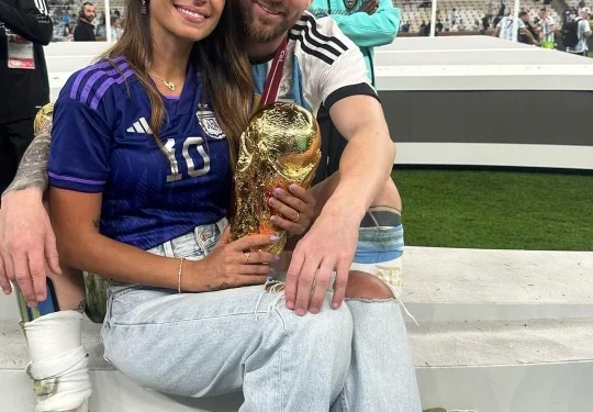 Lionel Messi is the cream of the crop as he celebrates World Cup Victory