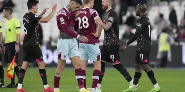 Exclusive: Brentford FC beats West Ham by a score of 2-0