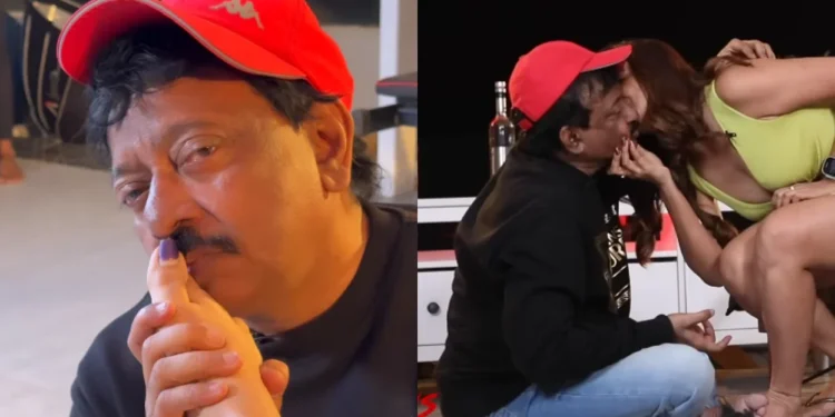 Brutally mocked for licking and kissing actress Ashu Reddy’s toes in a “obscene” video, Ram Gopal Varma