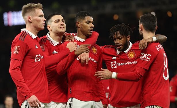 Man united beats Reading Fc in the 4th round of the FA cup
