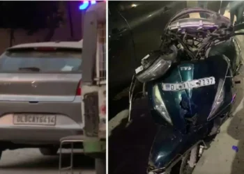 New Delhi: महिला को गाड़ी के नीचे 12 किलोमीटर तक घसीटा