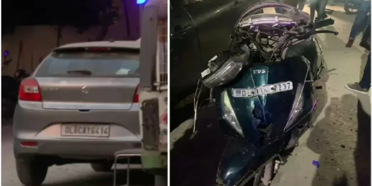 New Delhi: महिला को गाड़ी के नीचे 12 किलोमीटर तक घसीटा