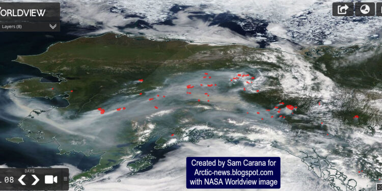 Exclusive- An American Satellite Crashes & Burns Up Above Alaska