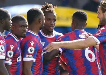 Crystal Palace Fc ties the game in the 91st minute of the match