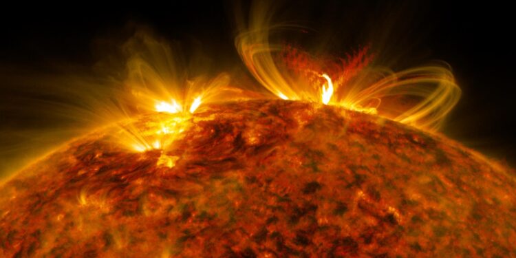 Sun Releases A Powerful Solar Flare