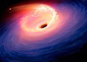 AI helped in discovery :- the supermassive black hole shredding a star