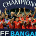 The Indian Team Emerged Triumphant In The SAFF Championships