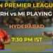 SRH vs MI