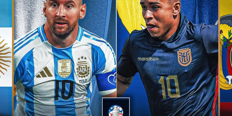 What happened in Argentina vs Ecuador, Copa America 2024?